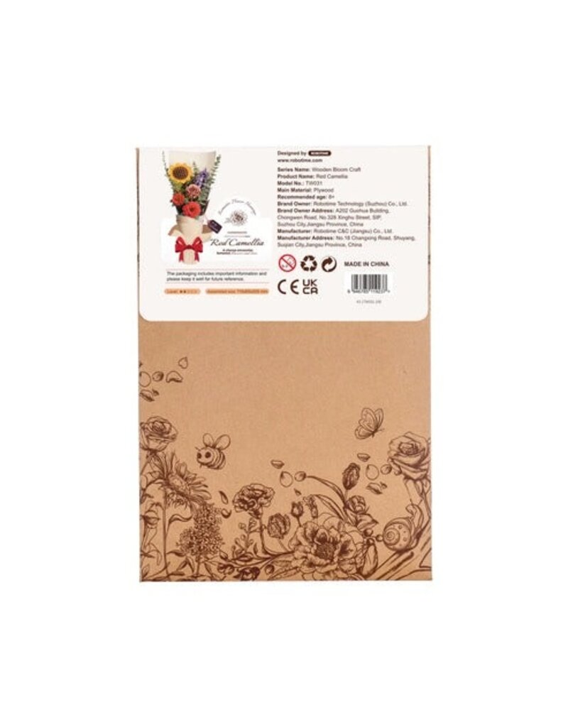 ROBOTIME ROETW031 ROWOOD RED CAMELIA