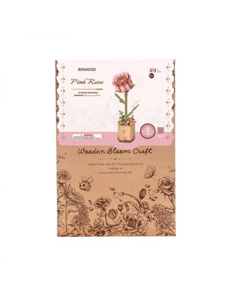 ROBOTIME ROETW041 ROWOOD PINK ROSE