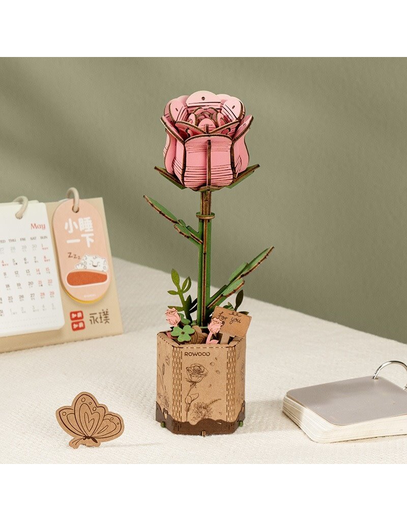 ROBOTIME ROETW041 ROWOOD PINK ROSE