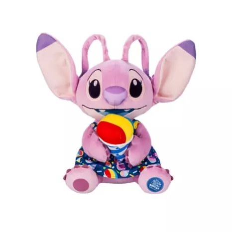 DISNEY ANGEL ATTACKS SNACKS SHAVED ICE PLUSH 12'' - LILO & STITCH