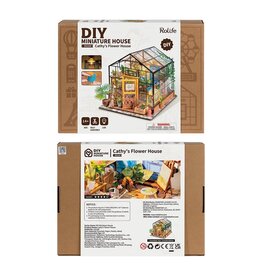 ROBOTIME ROEDG104 DIY HOUSE; CATHY'S FLOWER HOUSE