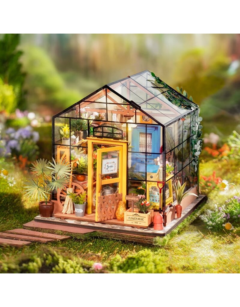 ROBOTIME ROEDG104 DIY HOUSE; CATHY'S FLOWER HOUSE