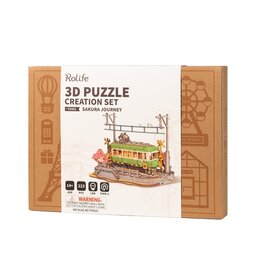 ROBOTIME ROETGS02 ROLIFE SAKURA JOURNEY 3D WOODEN PUZZLE