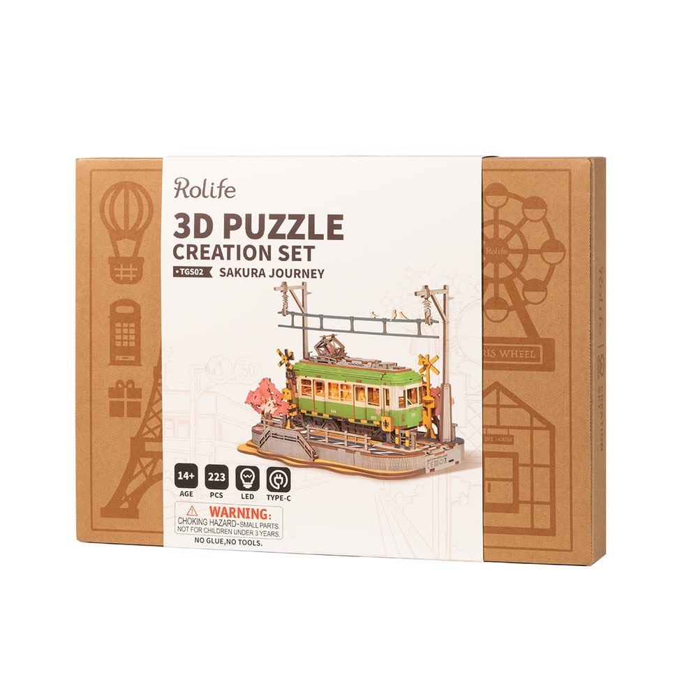 ROETGS02 ROLIFE SAKURA JOURNEY 3D WOODEN PUZZLE - My Tobbies