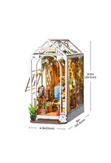 ROBOTIME ROETGB06 ROLIFE HOLIDAY GARDEN HOUSE DIY BOOK NOOK SHELF INSERT