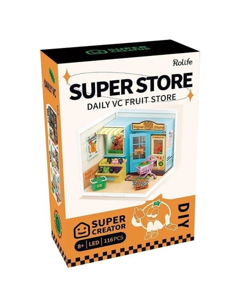 ROBOTIME ROEDW003 SUPER STORE SERIES; DAILY VC FRUIT STORE