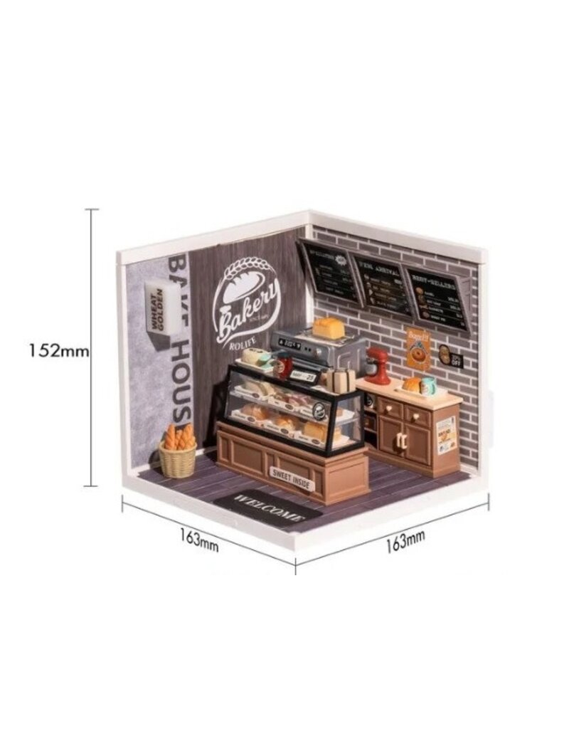 ROBOTIME ROEDW005 ROLIFE SUPER CREATOR GOLDEN WHEAT BAKERY PLASTIC DIY