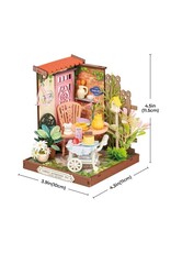 ROBOTIME ROEDS038 FANCY TEA YARD, SUPER MINI HOUSES - LITTLE WARM SPACES