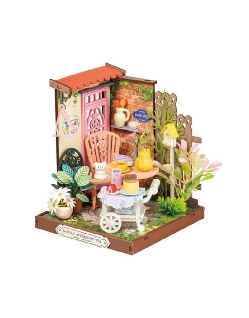 ROBOTIME ROEDS038 FANCY TEA YARD, SUPER MINI HOUSES - LITTLE WARM SPACES
