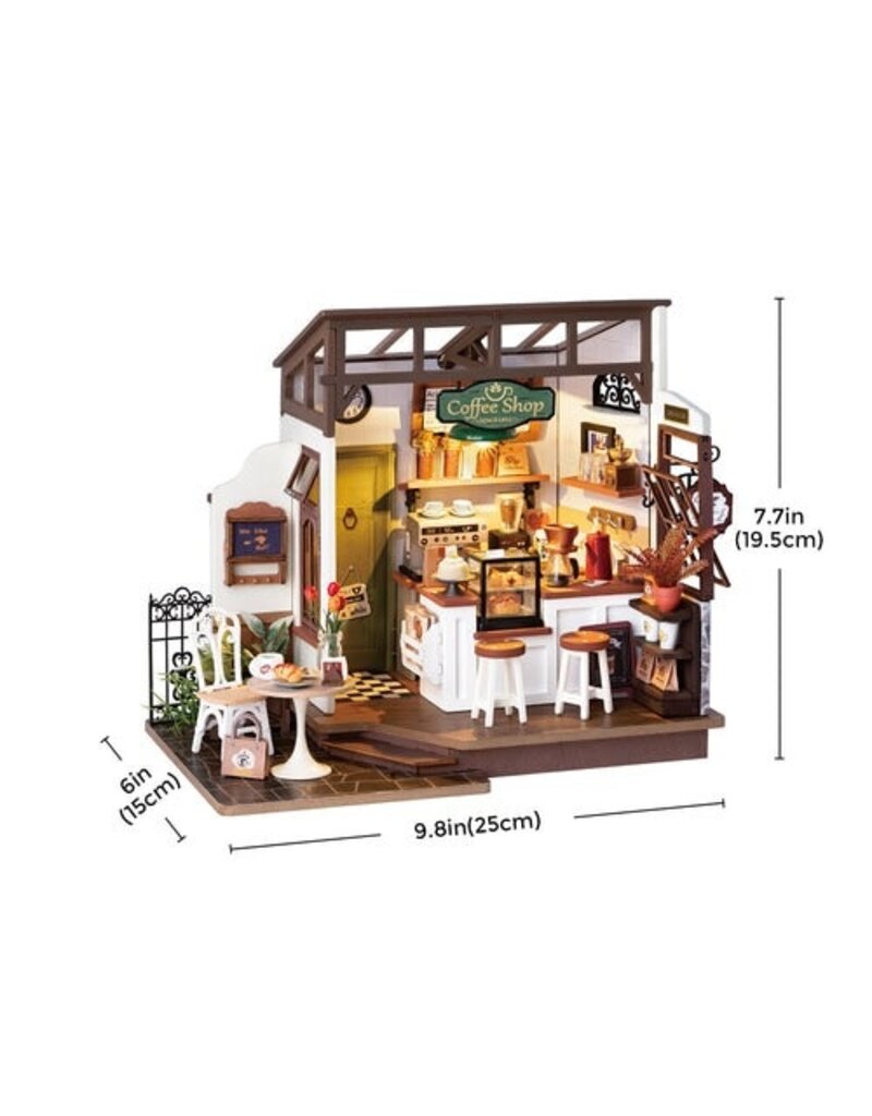 ROBOTIME ROEDG162 ROLIFE NO.17 CAFE MINIATURE HOUSE KIT