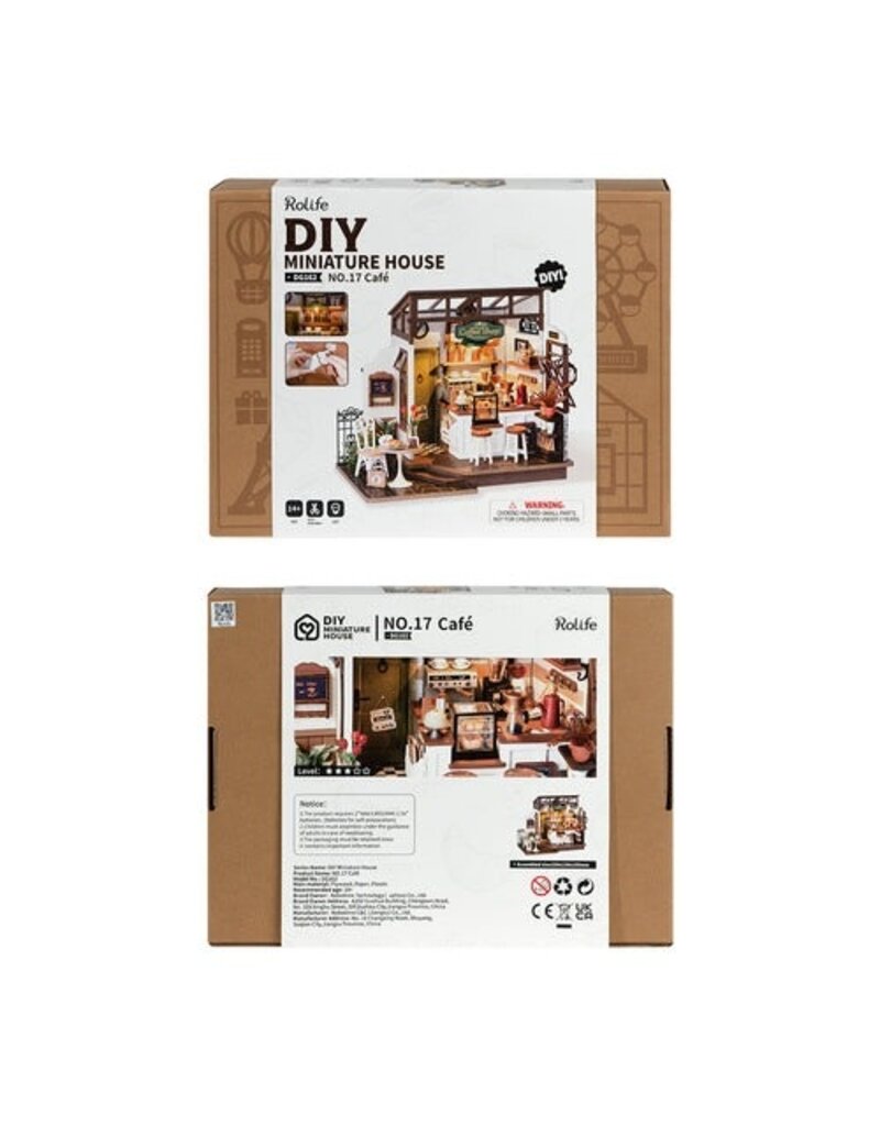 ROBOTIME ROEDG162 ROLIFE NO.17 CAFE MINIATURE HOUSE KIT