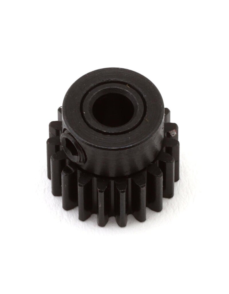 HOT RACING HRACSG19M05 MOD 0.5 PINION GEAR 19T (1/8 BORE): HARD BLACKENED STEEL