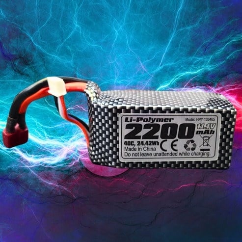 IMX19430 3S LIPO 11.1V 2200MAH 40C BATTERY: DEANS