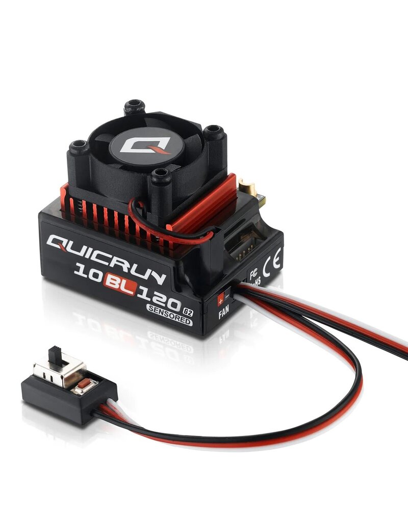 HOBBYWING HWI30125002 QUICRUN 10BL120 SENSORED G2 ESC