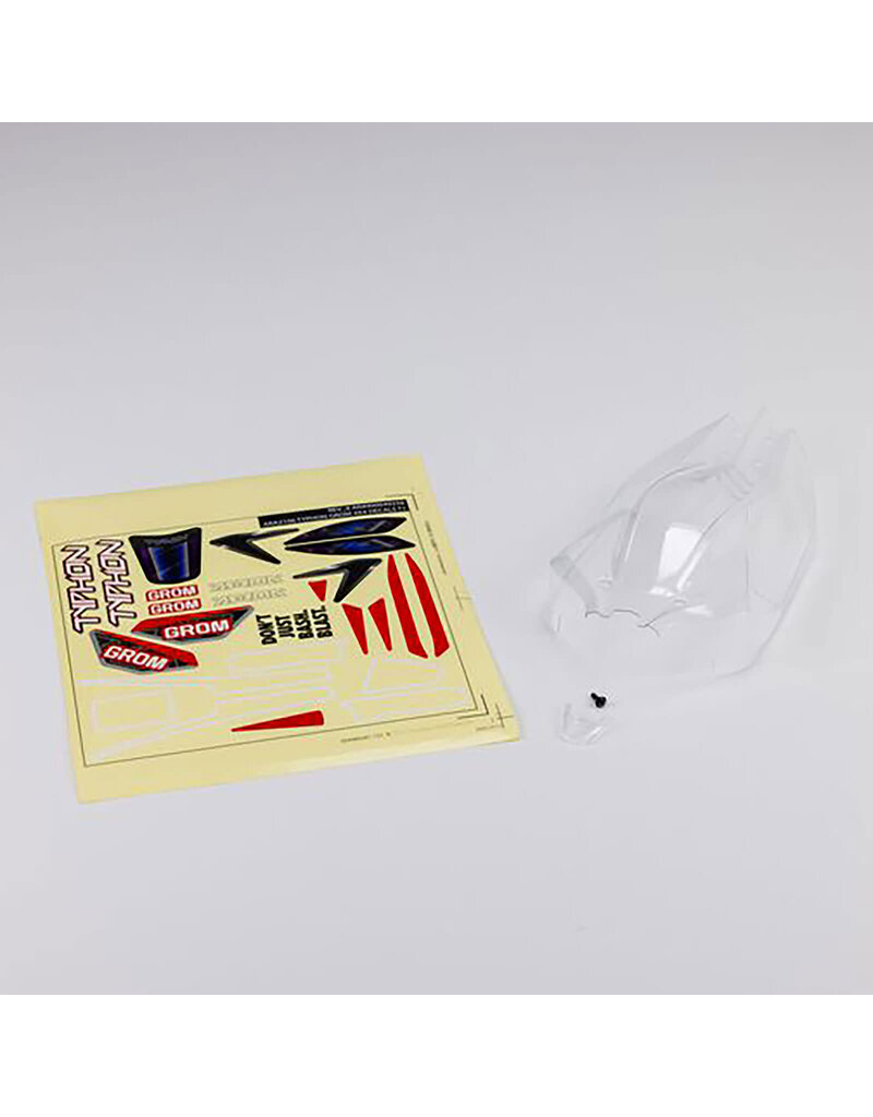 ARRMA ARA412007 TYPHON GROM BODY: CLEAR