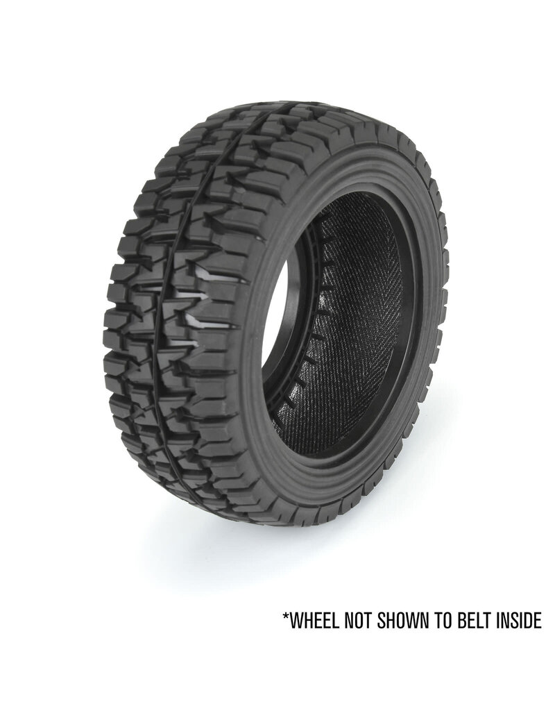 PROLINE RACING PRO1024811 MIRAGE TT 2.2/3.0 BELTED SC TIRES MOUNTED ON RAID WHEEL
