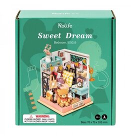 ROBOTIME ROEDS016 SUPER MINI HOUSE; SWEET DREAM - BEDROOM
