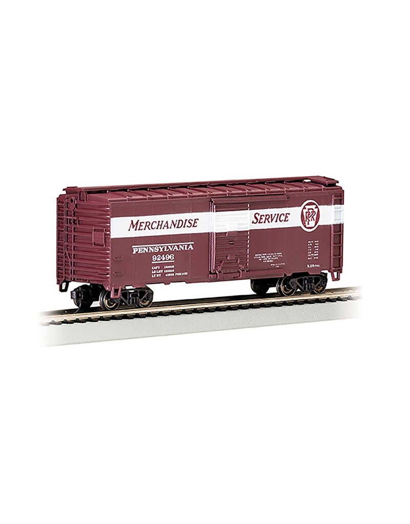 BACHMANN BAC16014 HO 40' BOX PENNSYLVANIA RAILROAD #92496