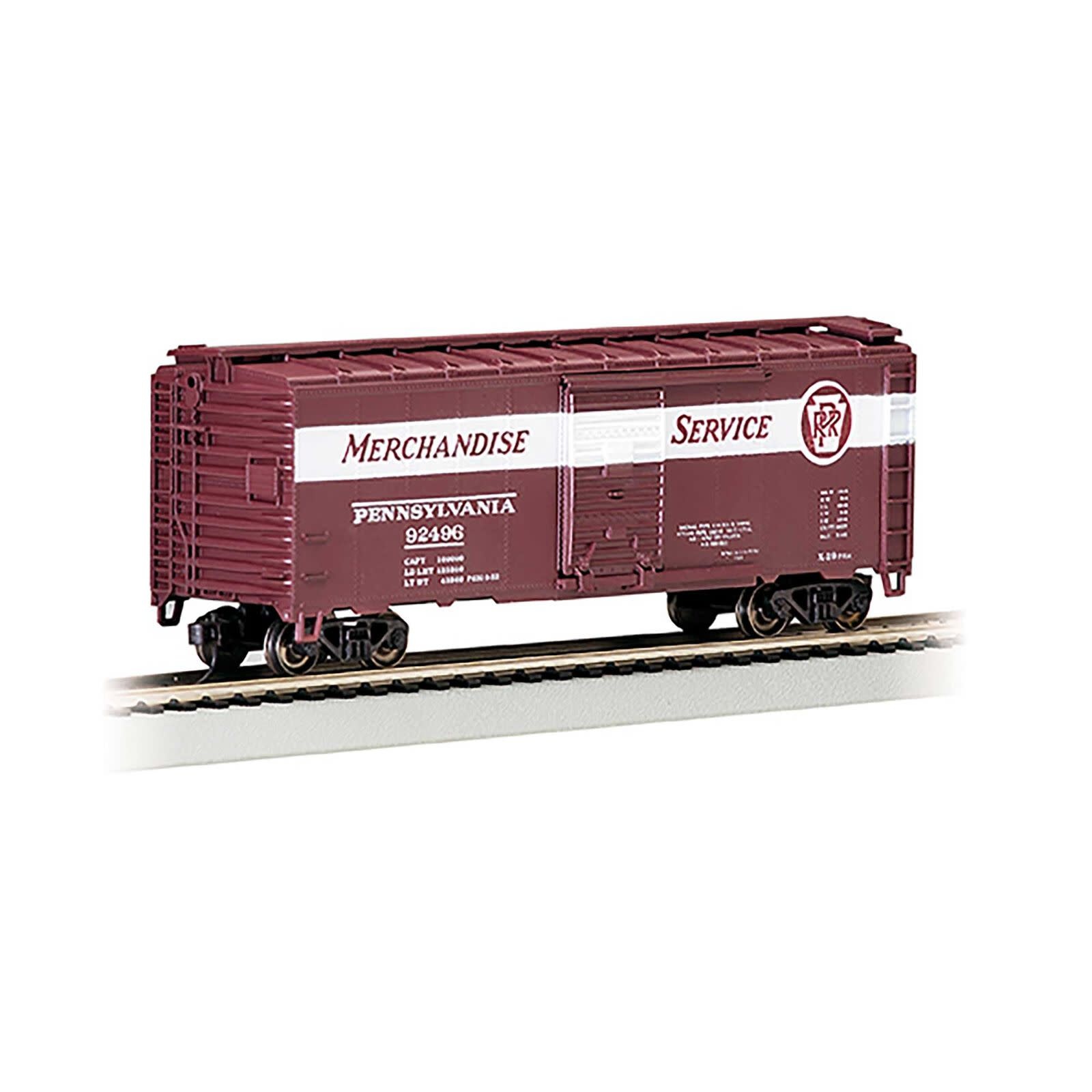 BAC16014 HO 40' BOX PENNSYLVANIA RAILROAD #92496