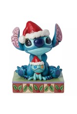 ENESCO DISNEY 5 1/2'' STITCH AND SCRUMP CHRISTMAS BUDDIES FIGURE BY JIM SHORE FIGURE