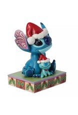 ENESCO DISNEY 5 1/2'' STITCH AND SCRUMP CHRISTMAS BUDDIES FIGURE BY JIM SHORE FIGURE