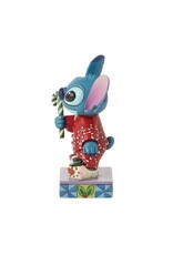 ENESCO DISNEY 4.62" STITCH CHRISTMAS MORNING FIGURE