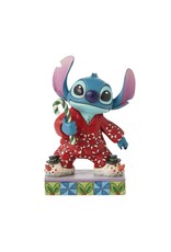 ENESCO DISNEY 4.62" STITCH CHRISTMAS MORNING FIGURE