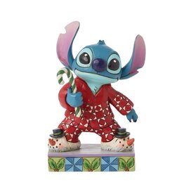ENESCO DISNEY 4.62" STITCH CHRISTMAS MORNING FIGURE