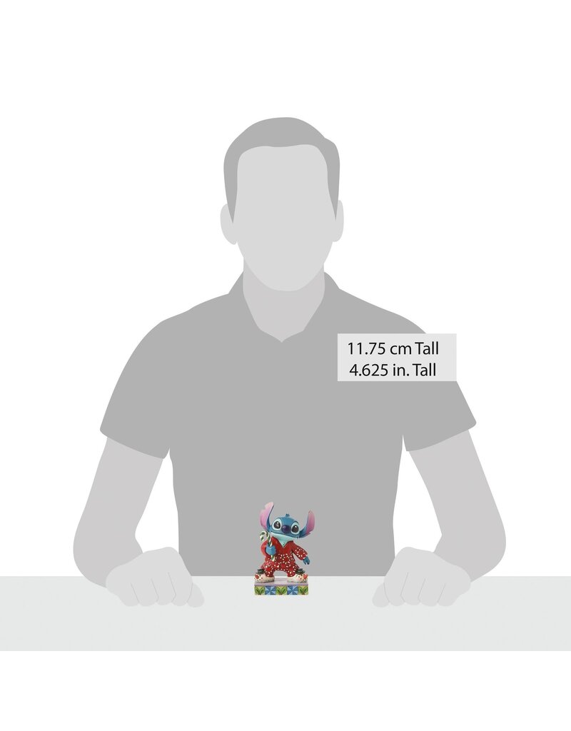 ENESCO DISNEY 4.62" STITCH CHRISTMAS MORNING FIGURE