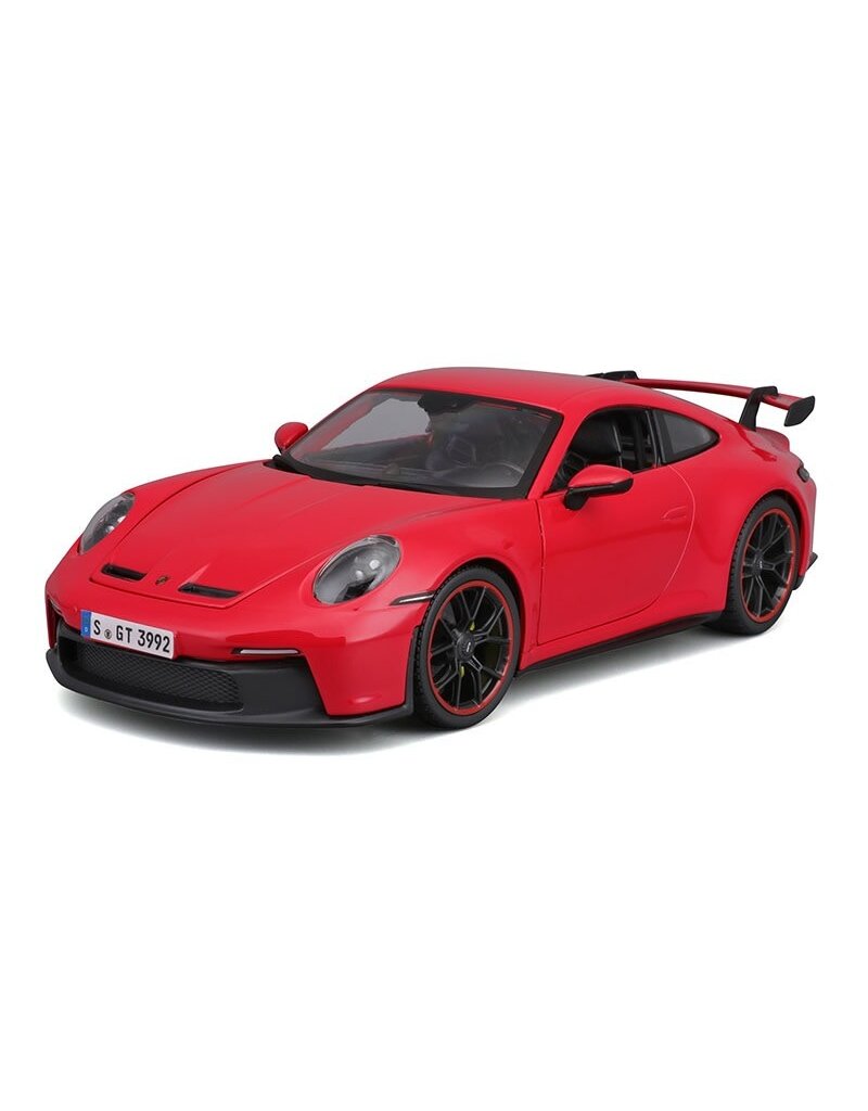 MAISTO MAISTO 31458 S.E. 1/18 SCALE DIECAST PORSCHE 911 GT3: RED