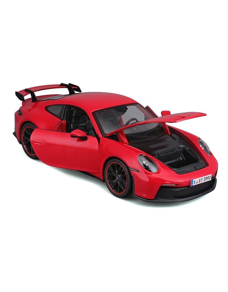 MAISTO MAISTO 31458 S.E. 1/18 SCALE DIECAST PORSCHE 911 GT3: RED