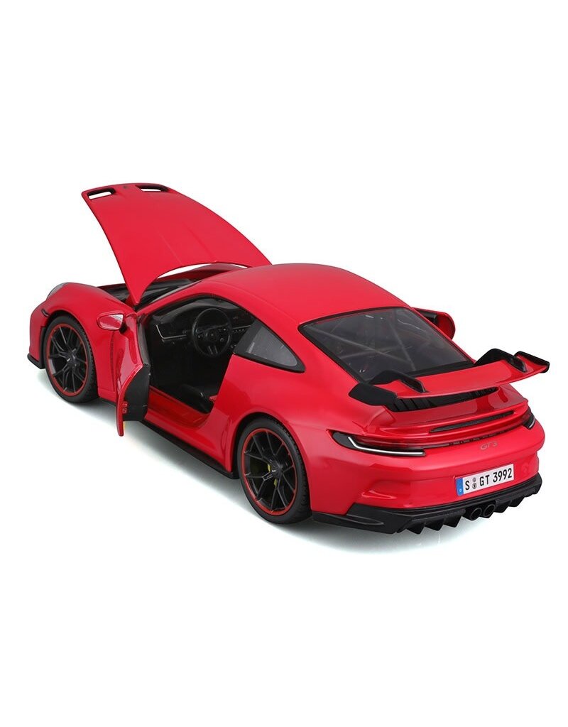 MAISTO MAISTO 31458 S.E. 1/18 SCALE DIECAST PORSCHE 911 GT3: RED