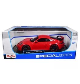 MAISTO MAISTO 31458 S.E. 1/18 SCALE DIECAST PORSCHE 911 GT3: RED