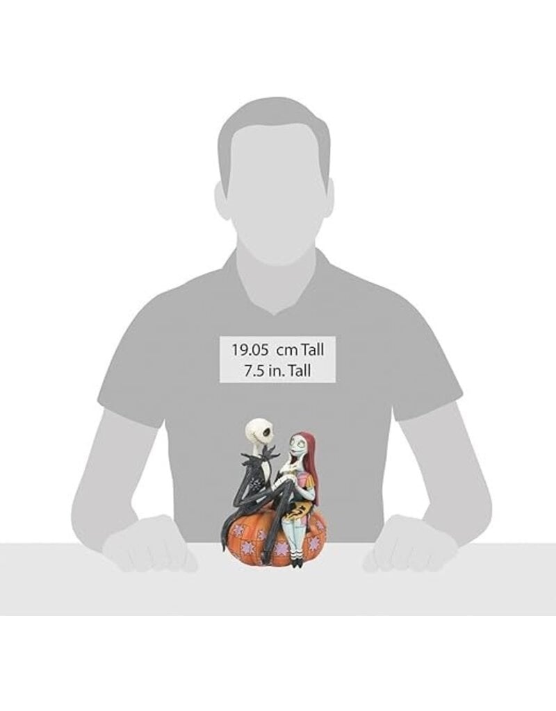 ENESCO DISNEY 6" THE PUMPKIN KING AND SALLY FIGURE