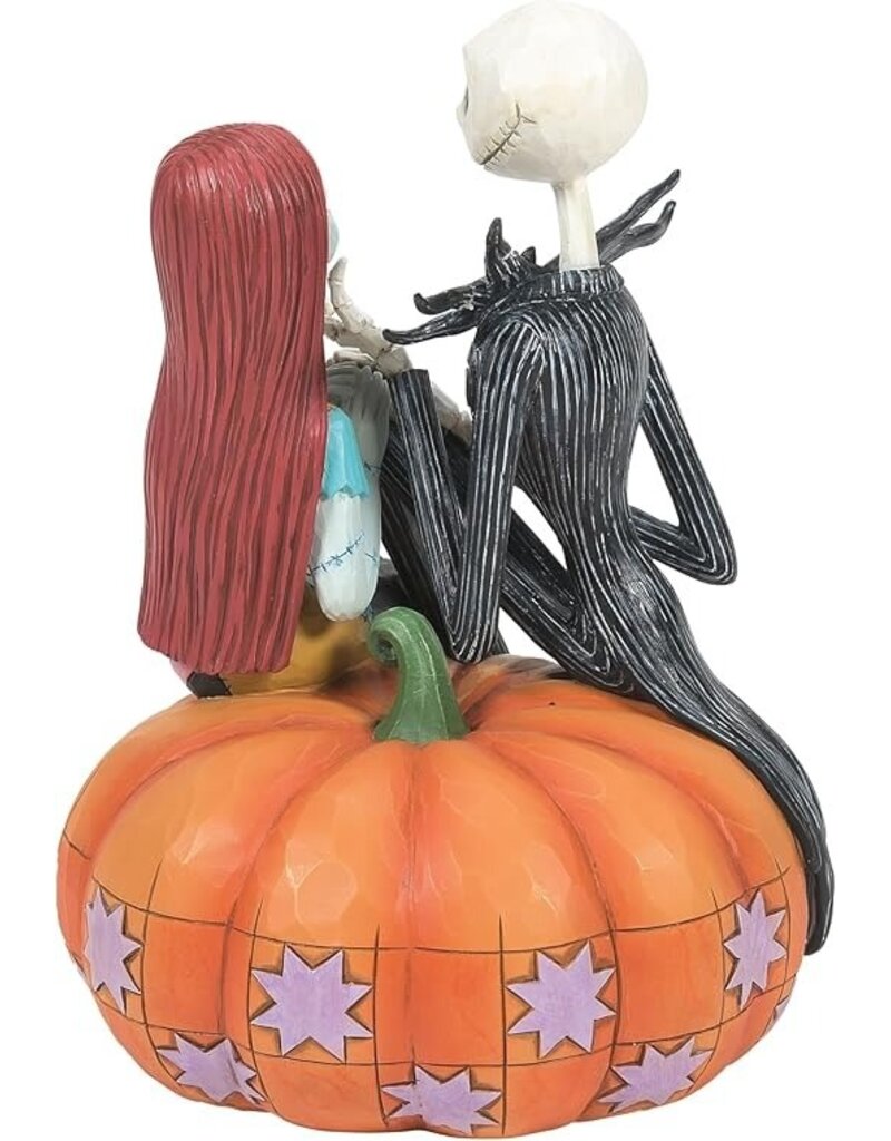 ENESCO DISNEY 6" THE PUMPKIN KING AND SALLY FIGURE