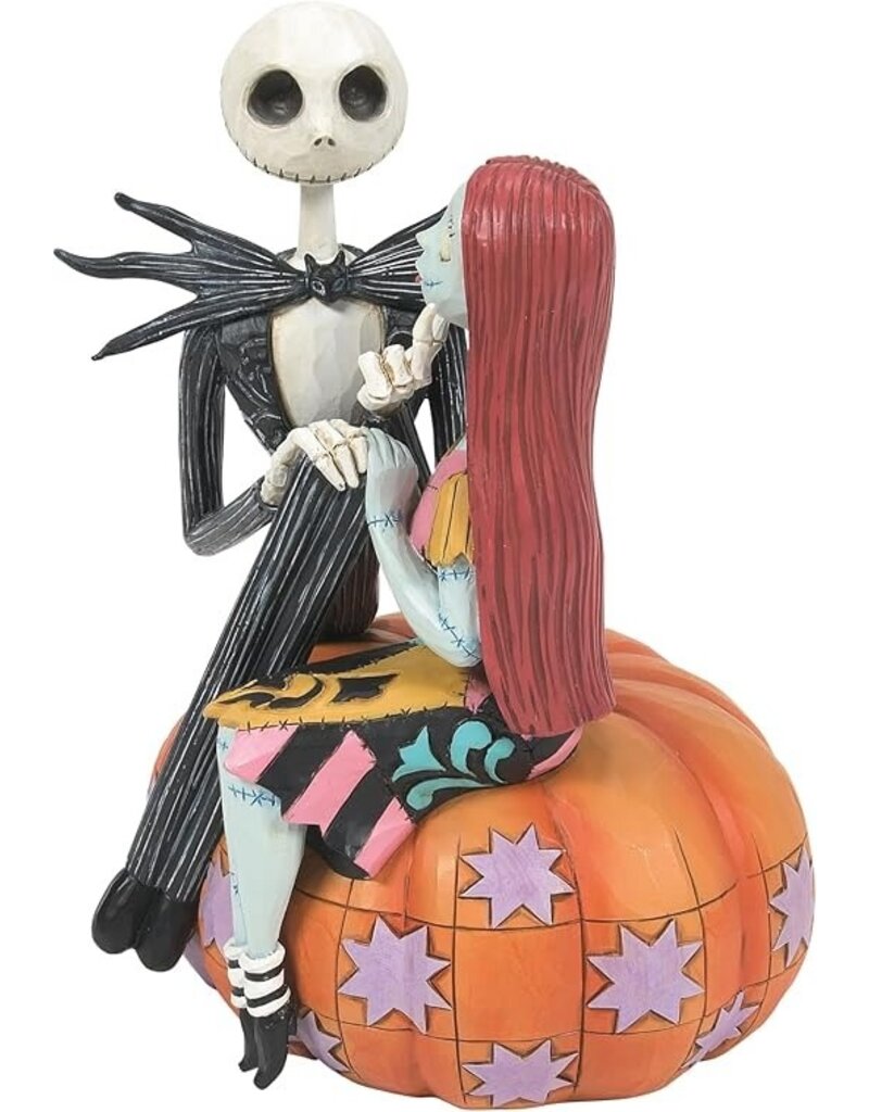 ENESCO DISNEY 6" THE PUMPKIN KING AND SALLY FIGURE