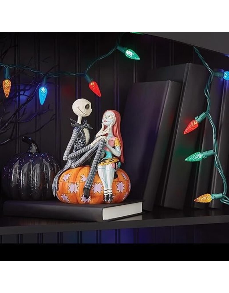 ENESCO DISNEY 6" THE PUMPKIN KING AND SALLY FIGURE