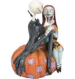 ENESCO DISNEY 6" THE PUMPKIN KING AND SALLY FIGURE