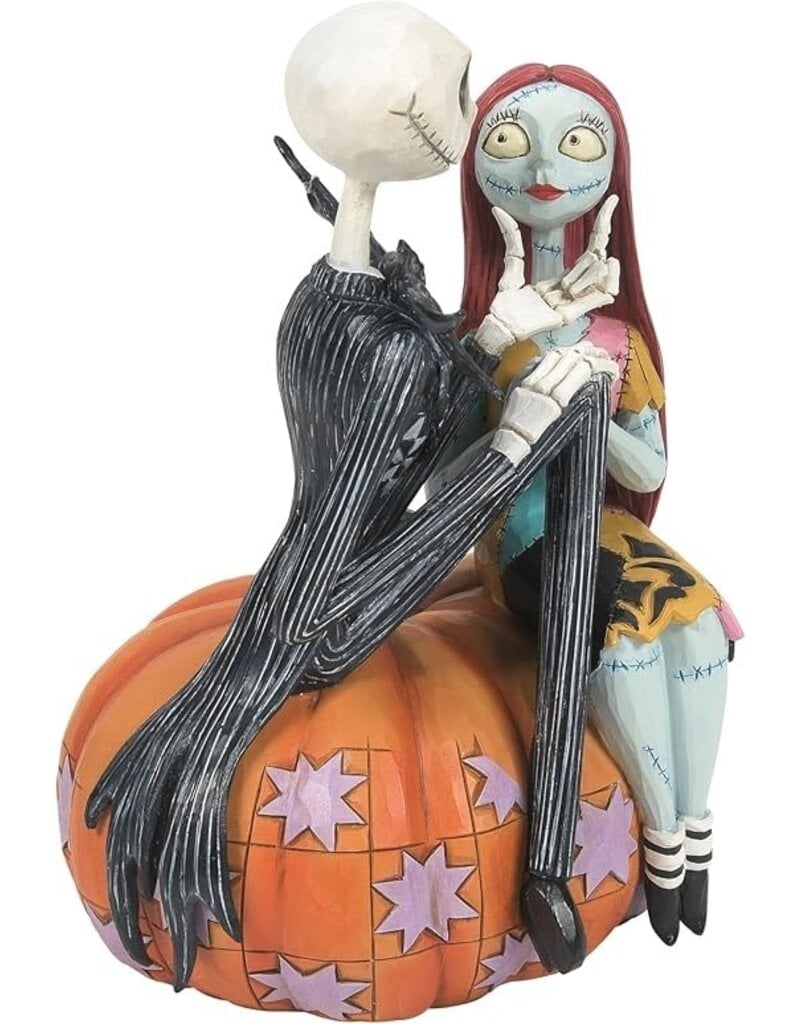 ENESCO DISNEY 6" THE PUMPKIN KING AND SALLY FIGURE
