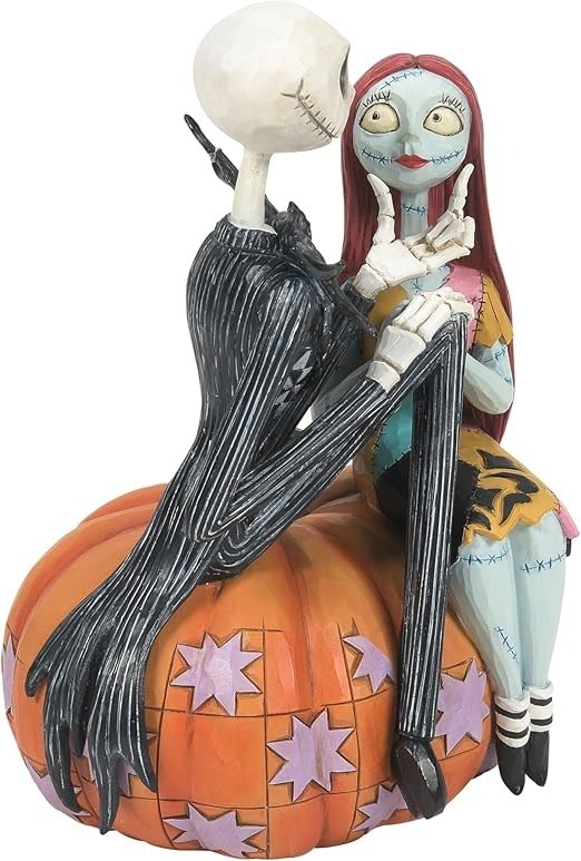 DISNEY 6" THE PUMPKIN KING AND SALLY FIGURE