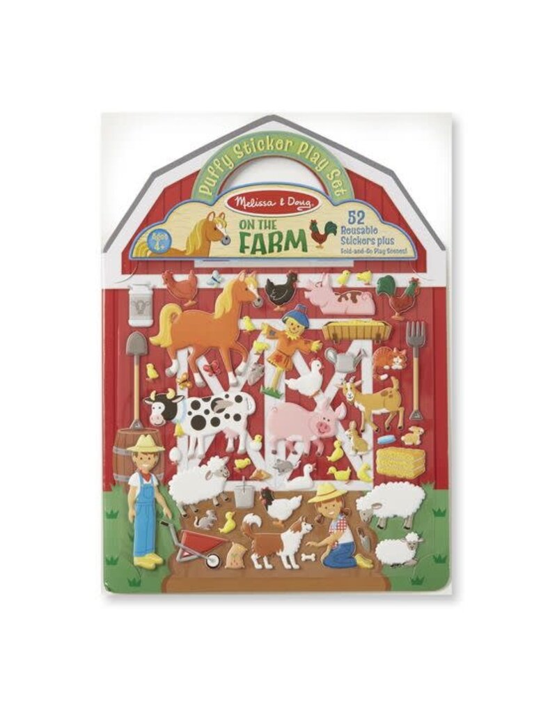 MELISSA & DOUG MD9408 PUFFY STICKER - FARM