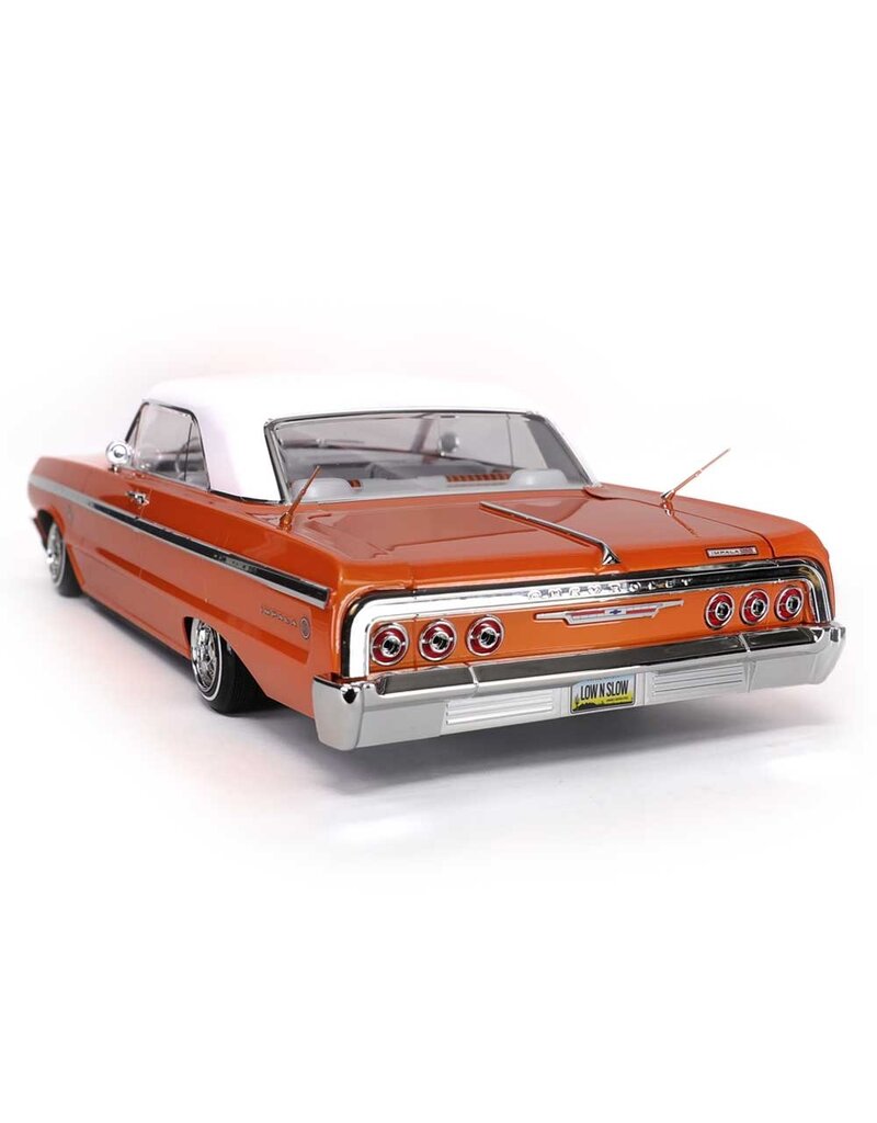 REDCAT RACING RER32895  SIXTYFOUR RC CAR - 1:10 1964 CHEVROLET IMPALA HOPPING LOWRIDER ORANGE