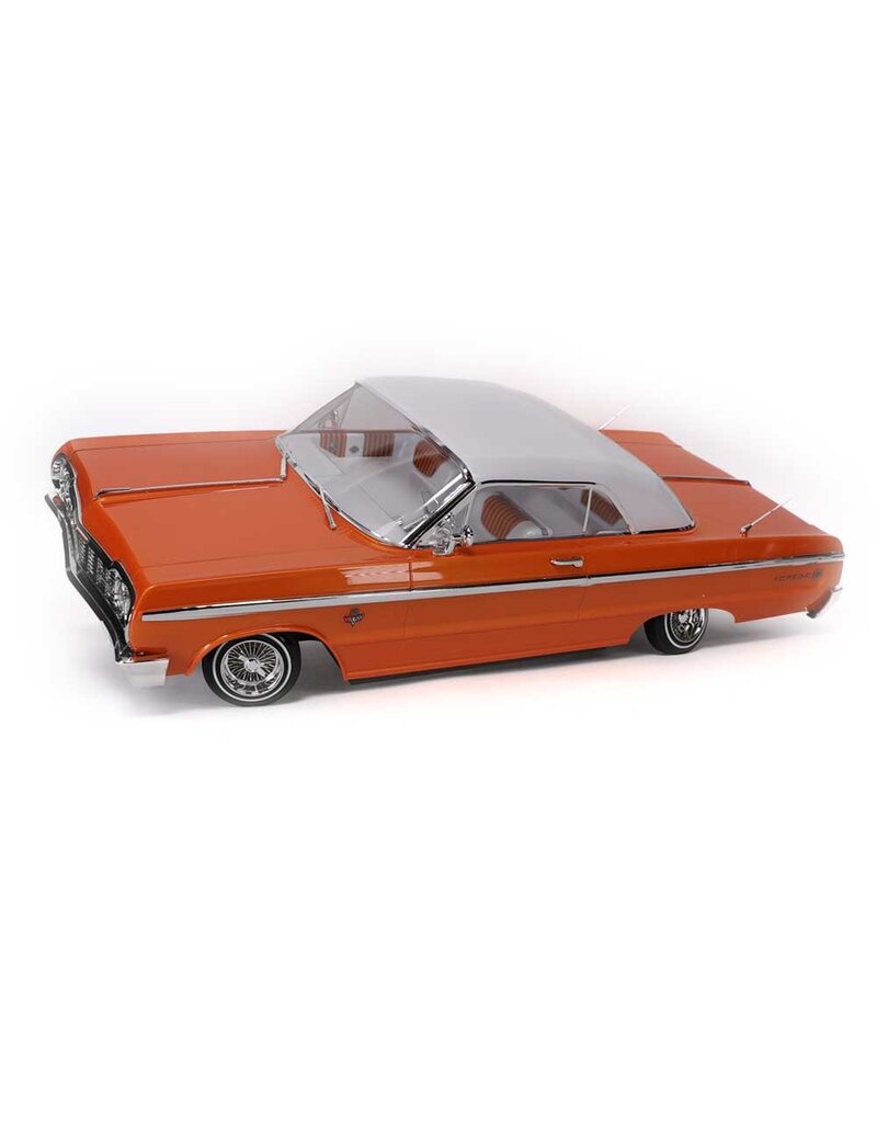 REDCAT RACING RER32895  SIXTYFOUR RC CAR - 1:10 1964 CHEVROLET IMPALA HOPPING LOWRIDER ORANGE