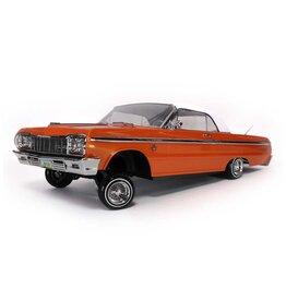 REDCAT RACING RER32895  SIXTYFOUR RC CAR - 1:10 1964 CHEVROLET IMPALA HOPPING LOWRIDER ORANGE