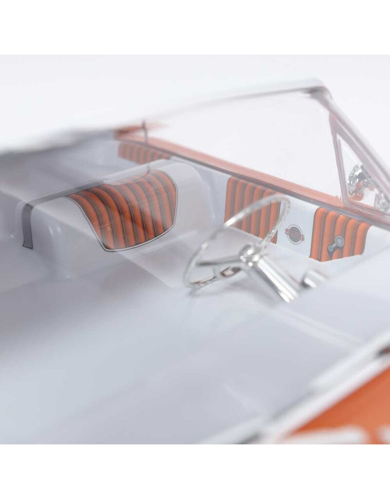 REDCAT RACING RER32895  SIXTYFOUR RC CAR - 1:10 1964 CHEVROLET IMPALA HOPPING LOWRIDER ORANGE