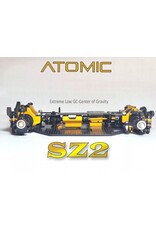 ATOMIC RC SZ2-KIT SZ2 1/28 SHAFT DRIVE 4WD COMPETITION CHASSIS