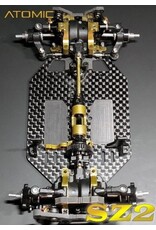ATOMIC RC SZ2-KIT SZ2 1/28 SHAFT DRIVE 4WD COMPETITION CHASSIS