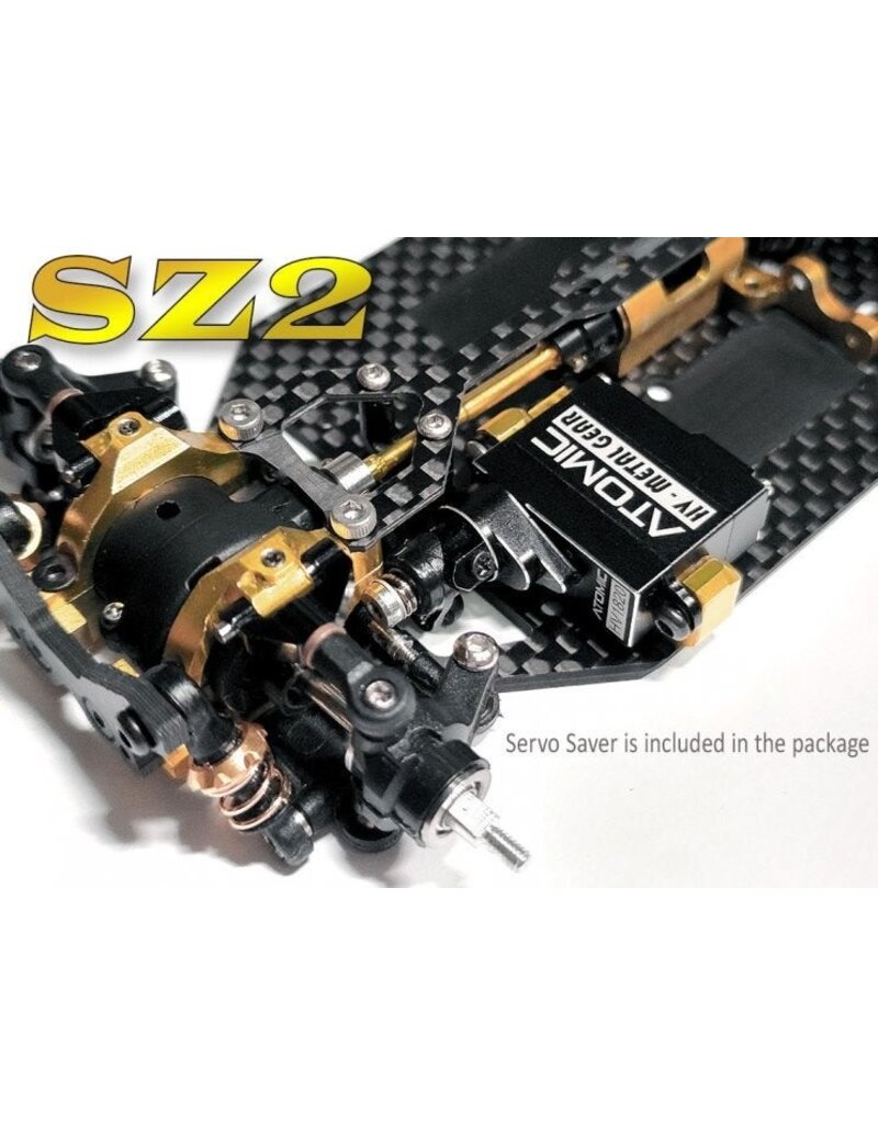 ATOMIC RC SZ2-KIT SZ2 1/28 SHAFT DRIVE 4WD COMPETITION CHASSIS