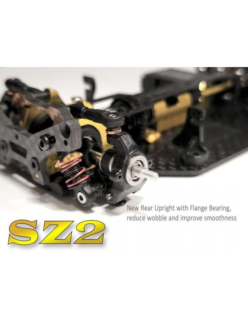 ATOMIC RC SZ2-KIT SZ2 1/28 SHAFT DRIVE 4WD COMPETITION CHASSIS