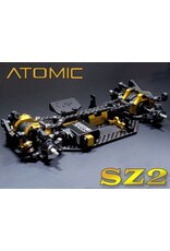 ATOMIC RC SZ2-KIT SZ2 1/28 SHAFT DRIVE 4WD COMPETITION CHASSIS
